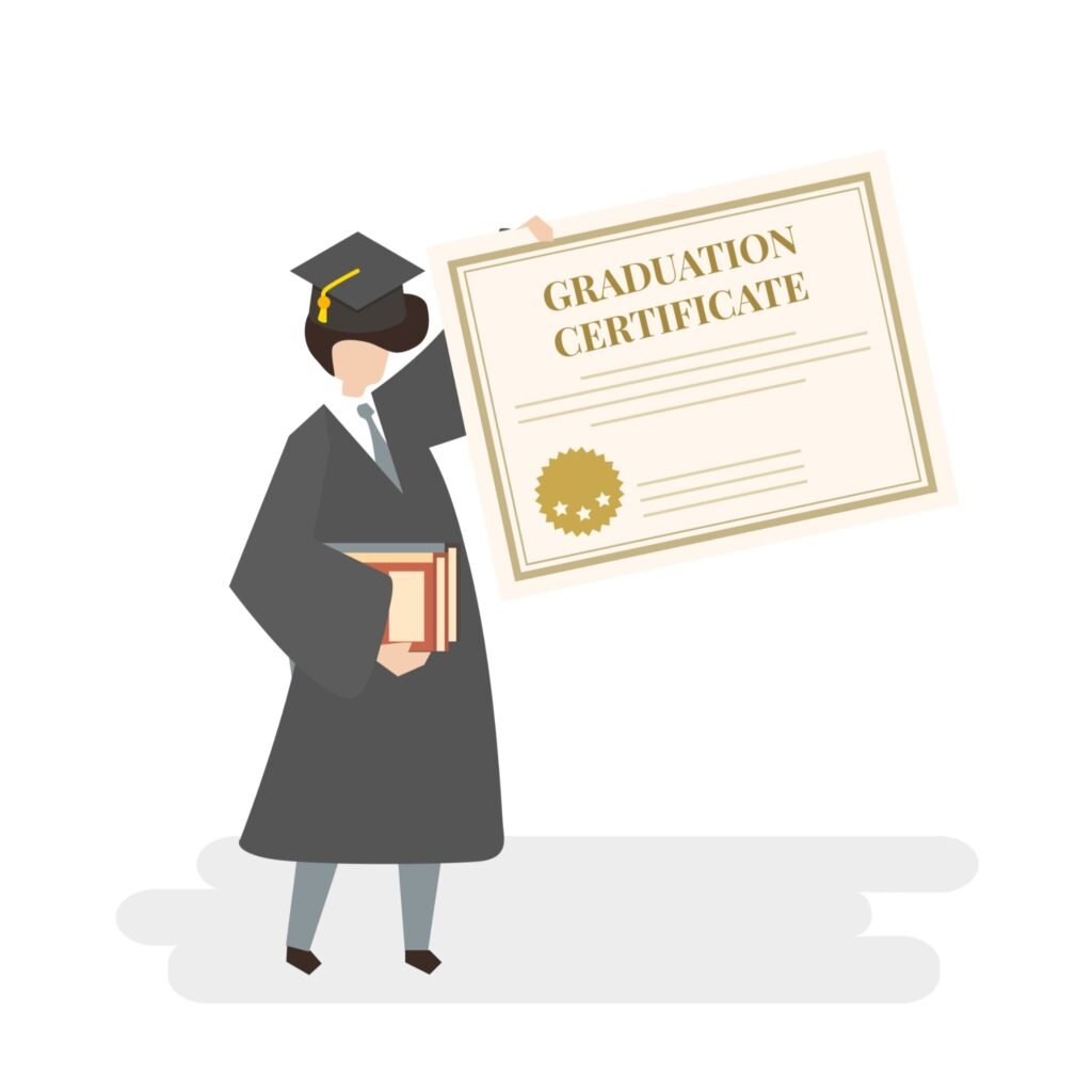 Digital Marketing Certification Course in Greater Noida | LeLogix Graduate holding books with a certificate representing industry-recognized digital marketing certification training at LeLogix Institute in Greater Noida.