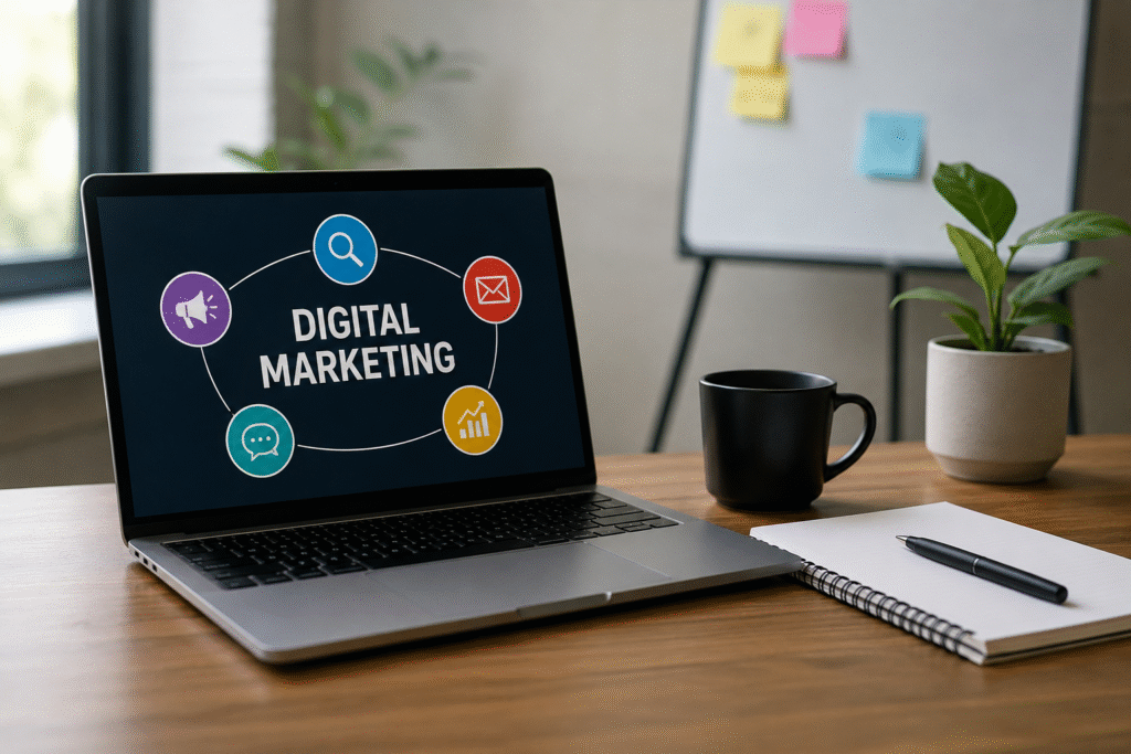 Digital Marketing Foundation Course | LeLogix Digital Digital Marketing Foundation course at LeLogix Digital in Greater Noida covering SEO, Google Ads, social media marketing, content marketing, email marketing, and Google Analytics.